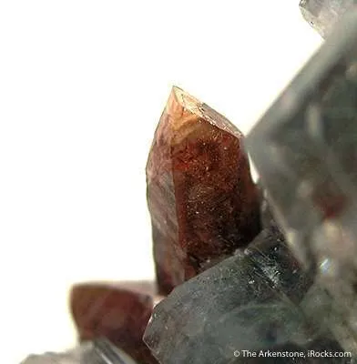 Cerussite With Smithsonite Included By Hematite - image 2