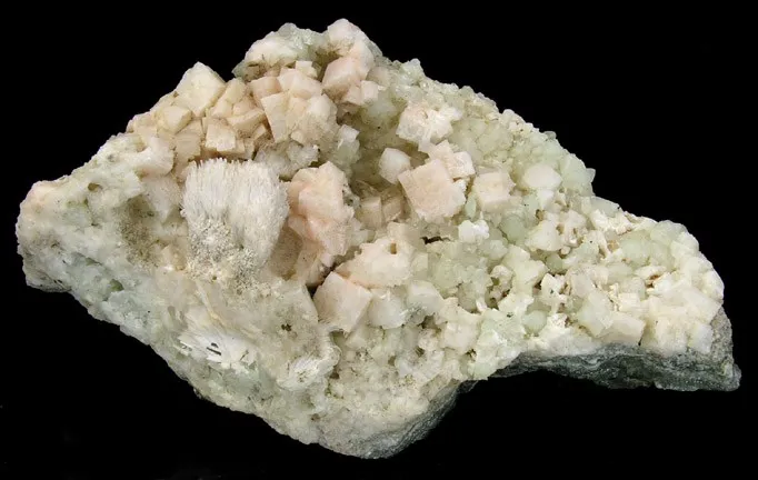 Chabazite-Ca, Prehnite image