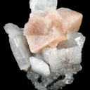 Chabazite on Heulandite - image 1