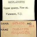 Chabazite on Heulandite - image 4