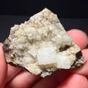 CHABAZITE ON THOMSONITE - image 1