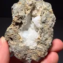 Chabazite on Vug filled basalt Matrix - image 1