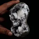 Chabazite Pesudeo Crystals inside Chalcedony Vug Natural Mineral Specimen - image 4