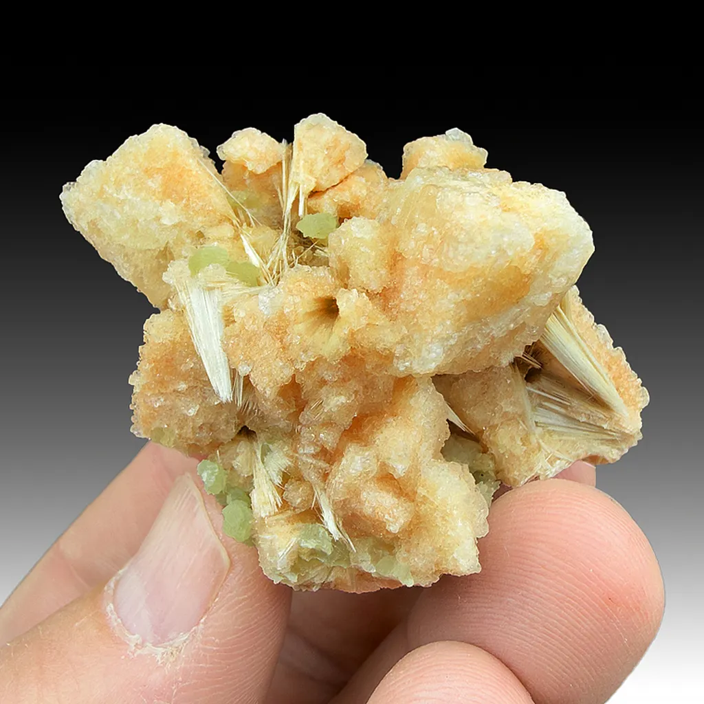 Chabazite with Natrolite, Prehnite image