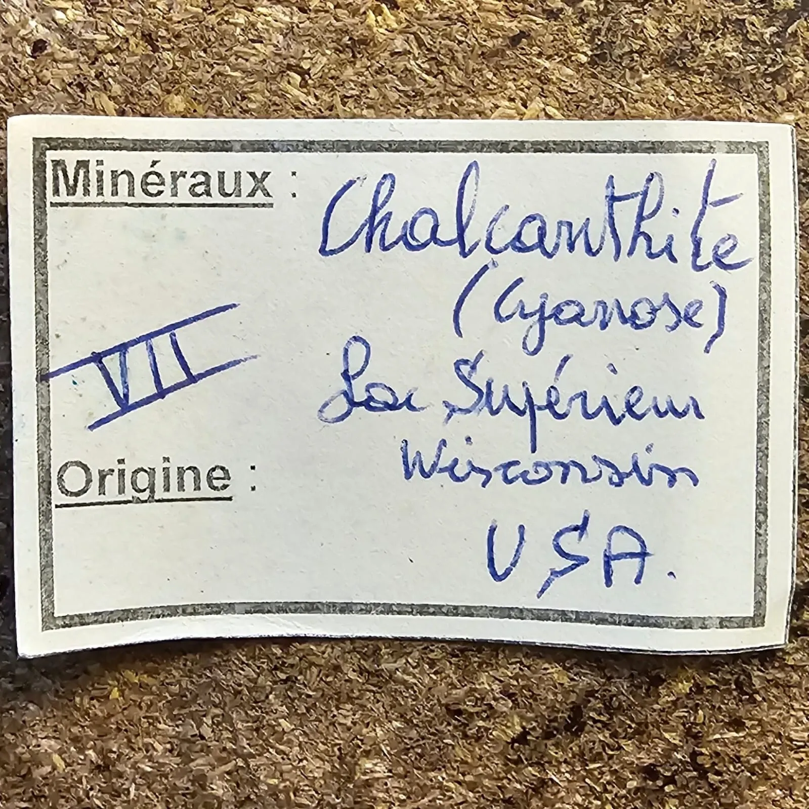 Chalcanthite 2 grams - Flambeau Mine, Ladysmith, Rusk County, Wisconsin, USA - image 5