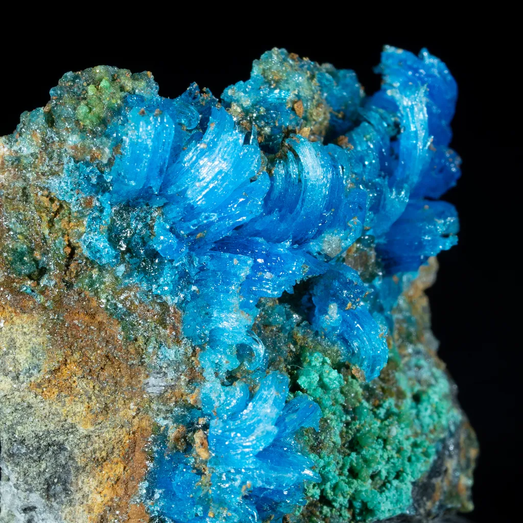 Chalcanthite from Greece, Attica, Christiana Mine