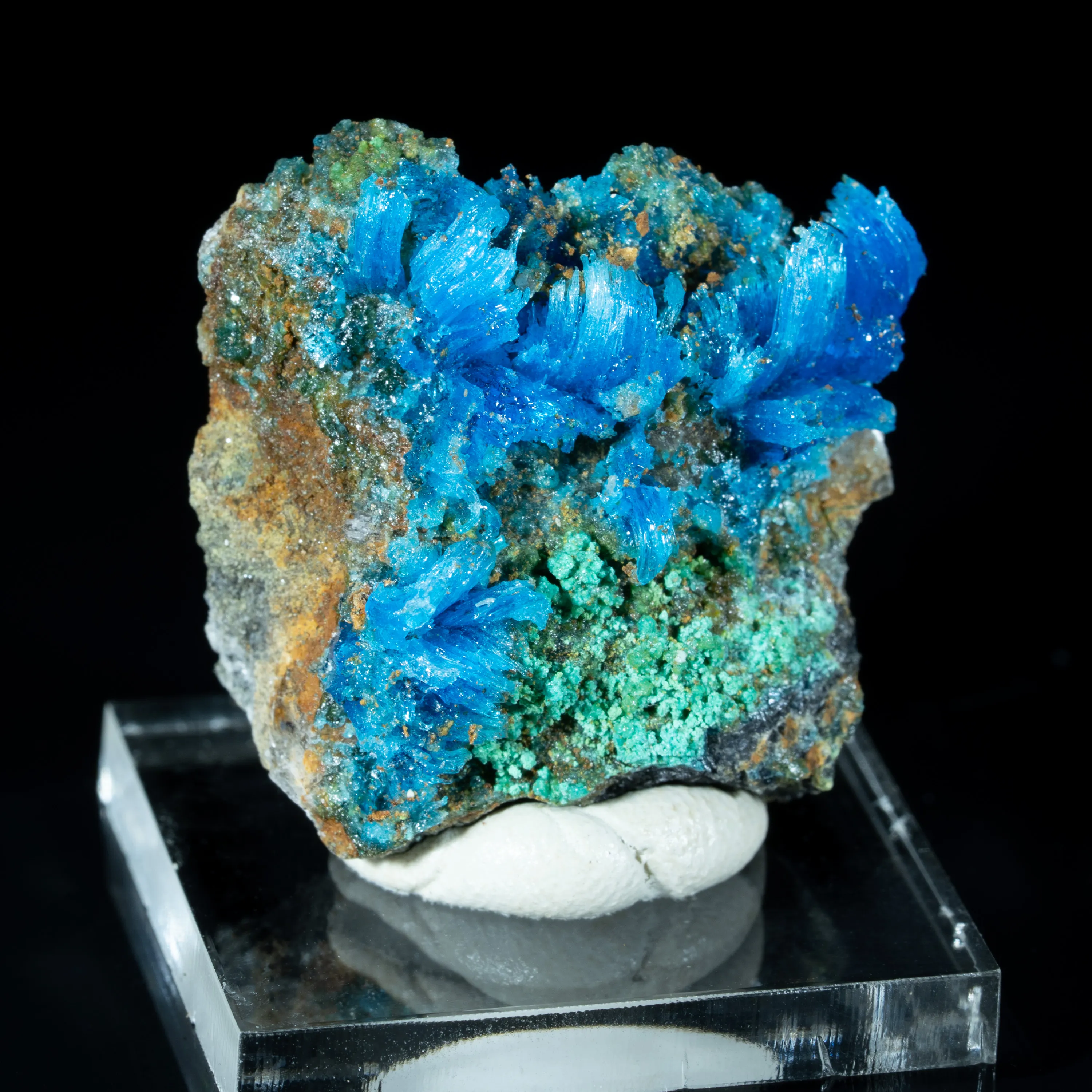 Chalcanthite from Greece, Attica, Christiana Mine - image 3