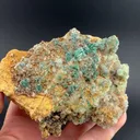 Chalcanthite in Halite - image 1