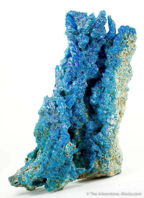 Chalcanthite With Copper Replacing Wood image