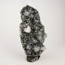 Chalcedony Black with Apophyllite Cubes Natural Mineral Specimen - image 1