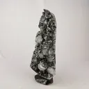 Chalcedony Black with Apophyllite Cubes Natural Mineral Specimen - image 2