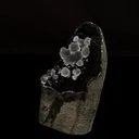 Chalcedony in Julgoldite geode Rarly found free standing Natural Mineral Specimen - image 3