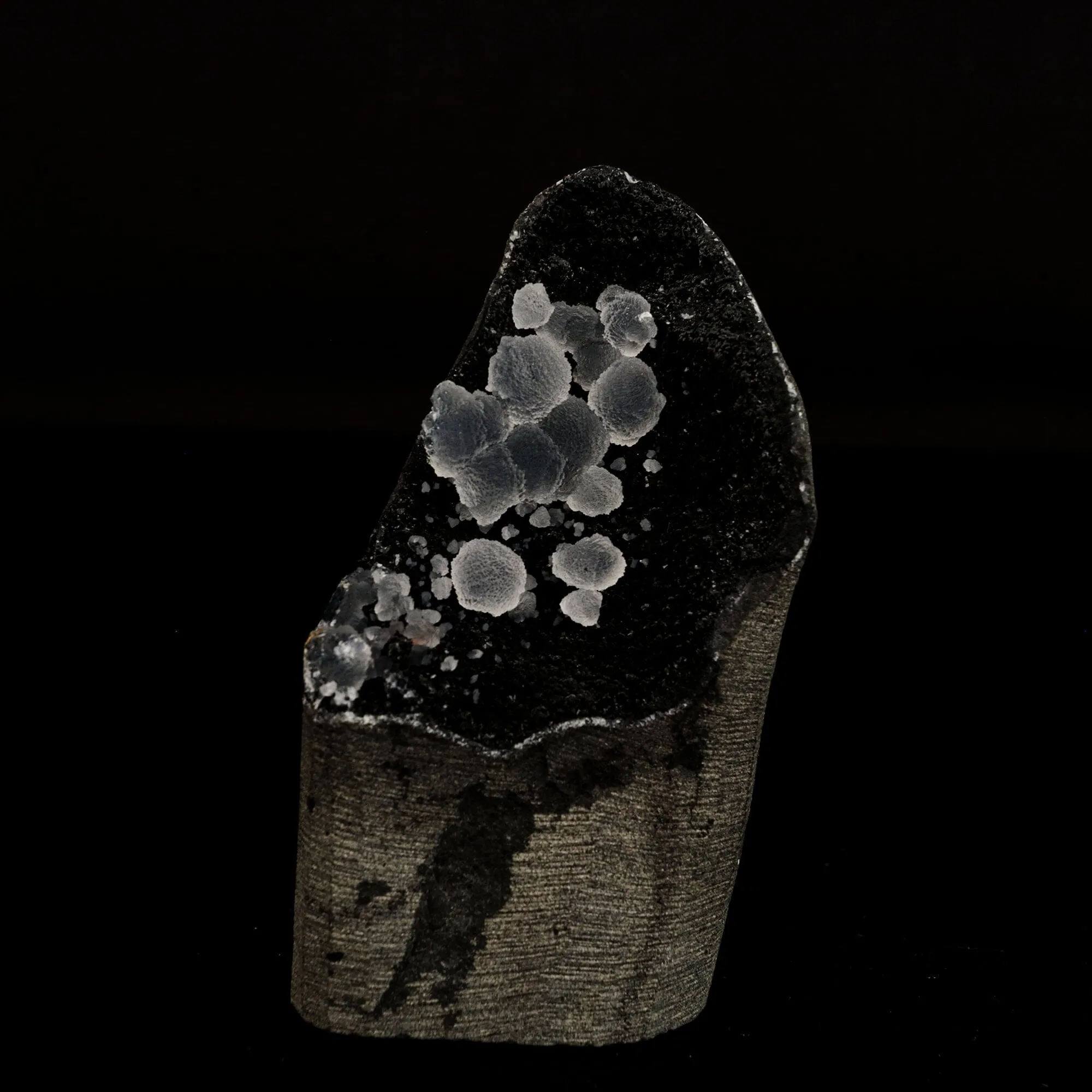 Chalcedony in Julgoldite geode Rarly found free standing Natural Mineral Specimen - image 1