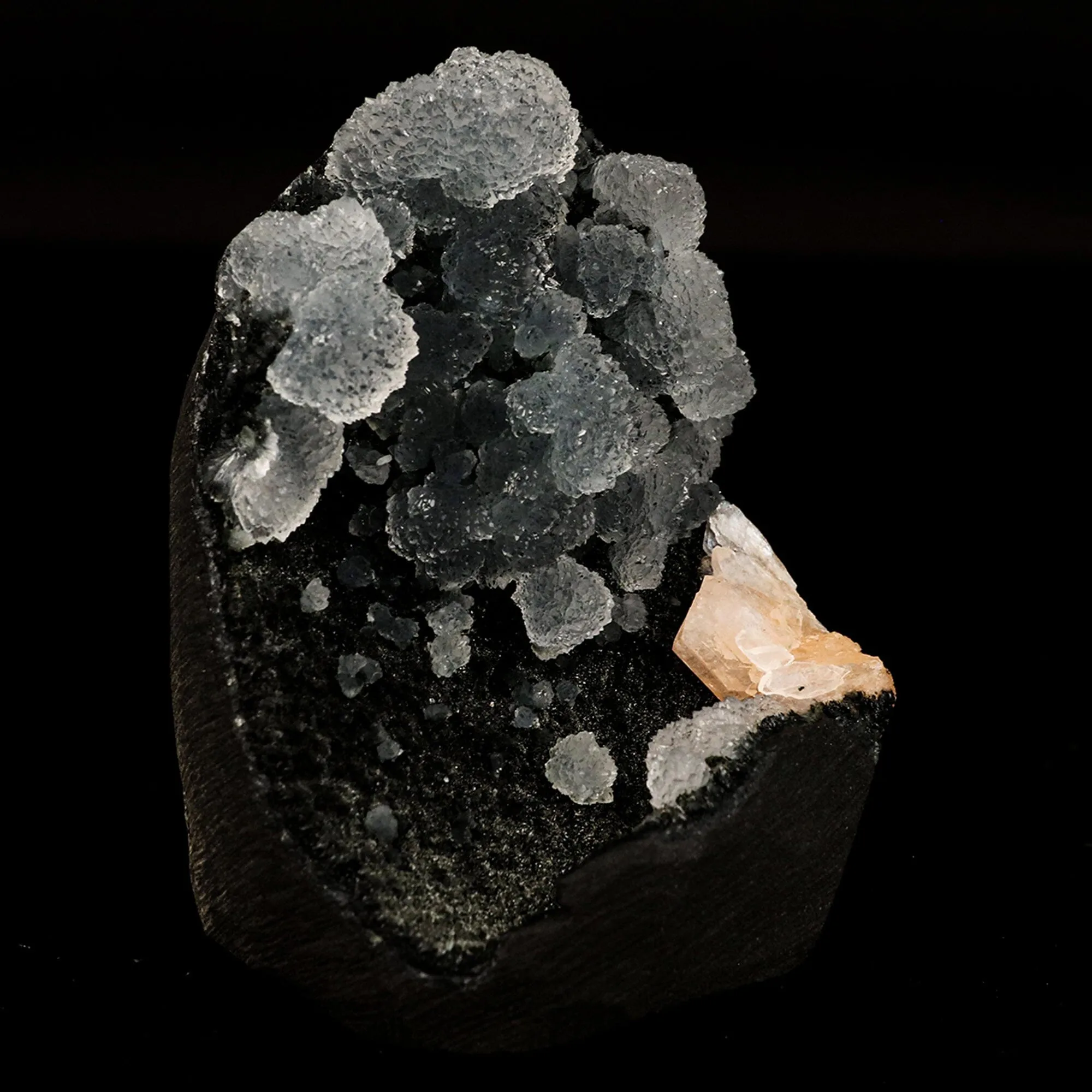 Chalcedony in Julgoldite geode Rarly found free standing Natural Mineral Specimen - image 3