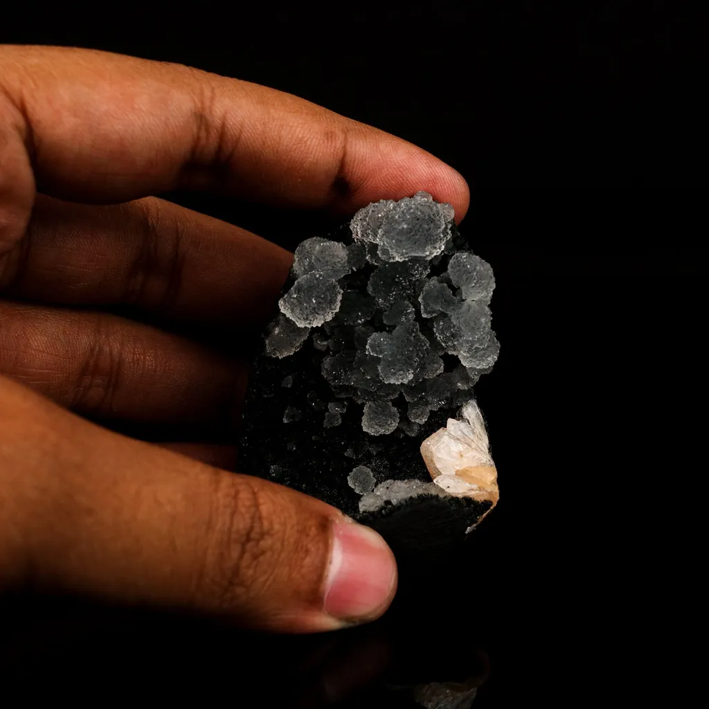 Chalcedony in Julgoldite geode Rarly found free standing Natural Mineral Specimen - image 2