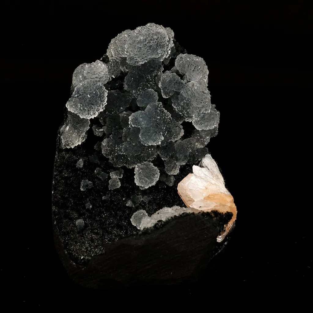 Chalcedony in Julgoldite geode Rarly found free standing Natural Mineral Specimen image