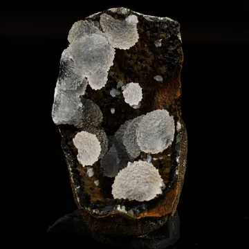 Chalcedony in Julgoldite geode Rarly found free standing  Natural Mineral Specimen