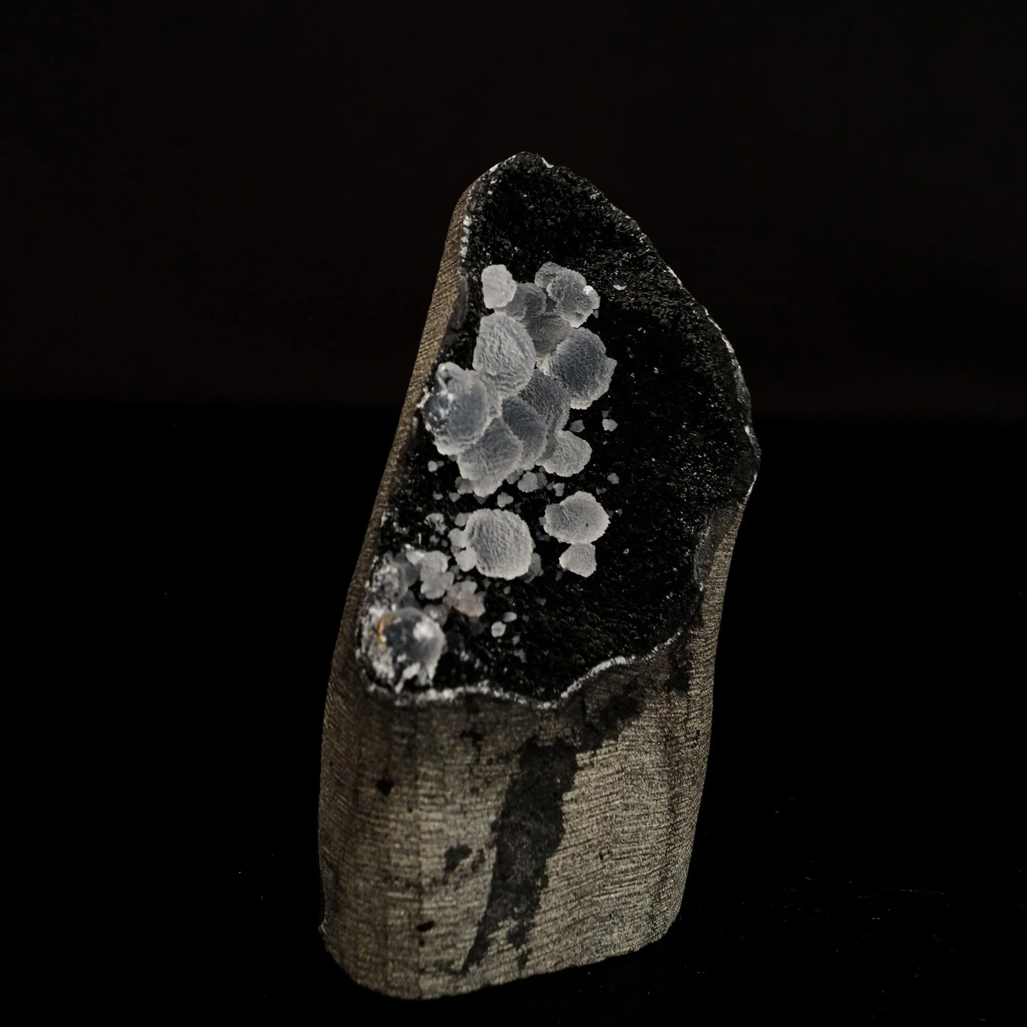 Chalcedony in Julgoldite geode Rarly found free standing Natural Mineral Specimen - image 2