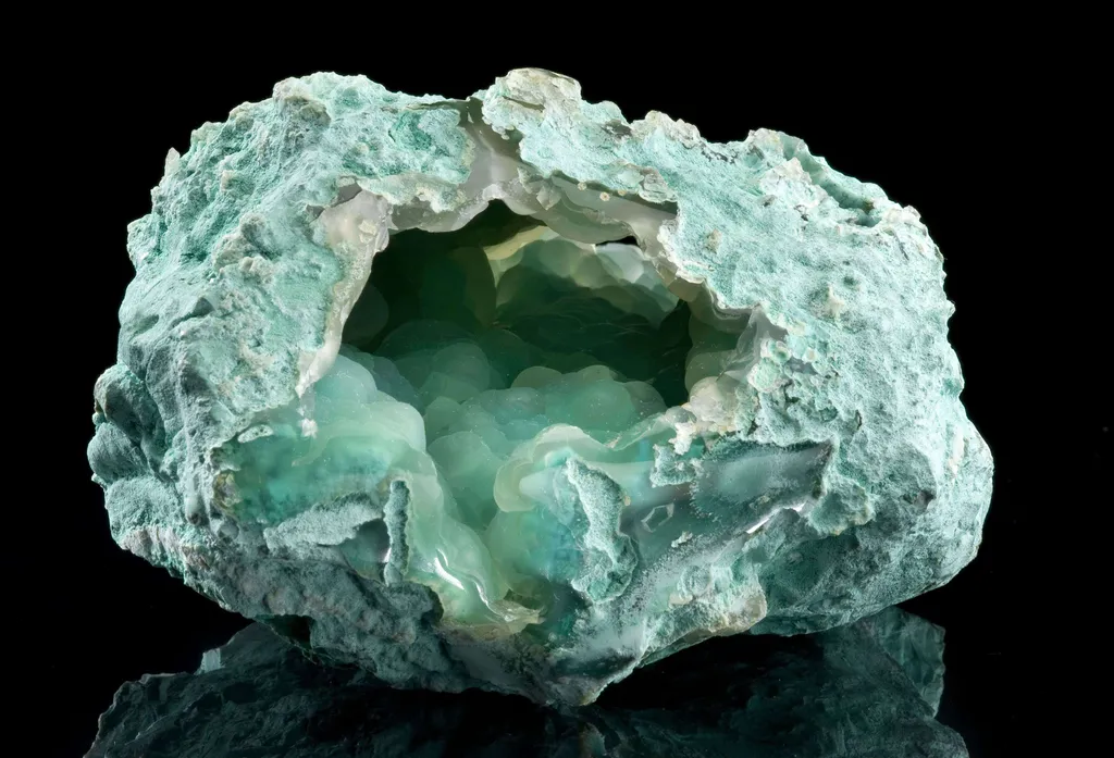 Chalcedony on Chrysocolla image