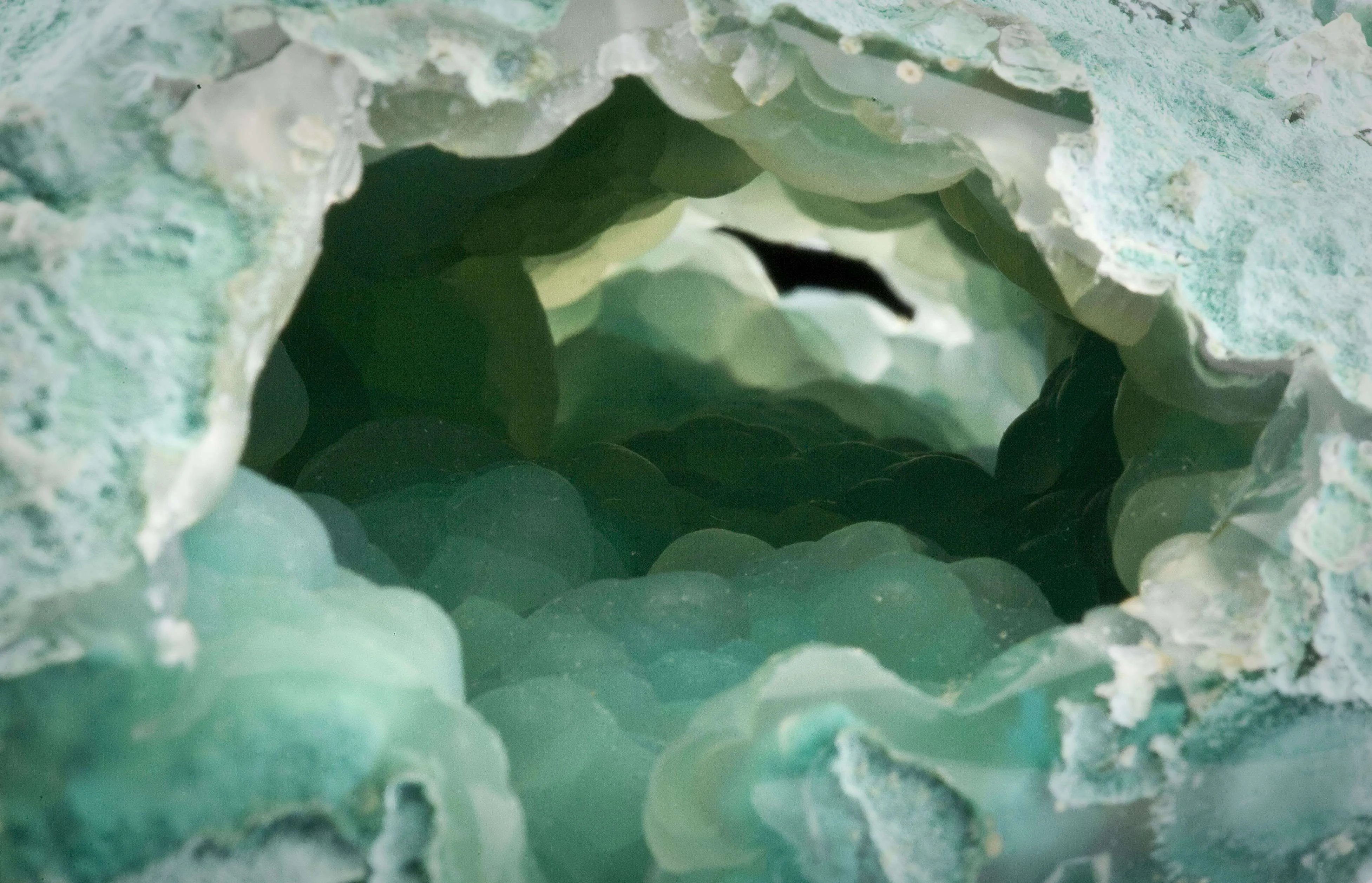 Chalcedony on Chrysocolla - image 2