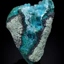 Chalcedony on chrysocolla from Arizona - image 1