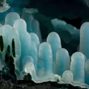 Chalcedony on Chrysocolla Stalactites (Pocket) - image 2