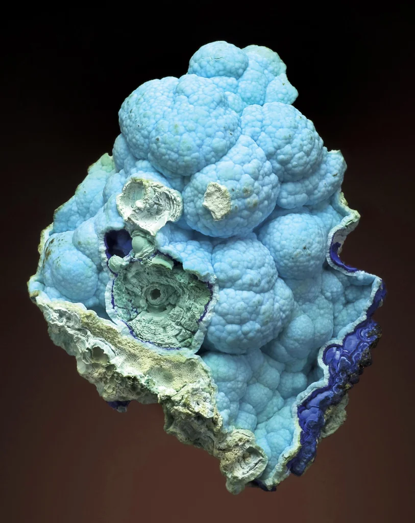 Chalcoalumite from Bisbee, Cochise County, Arizona, USA image