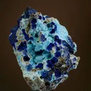 Chalcoalumite With Azurite - image 1