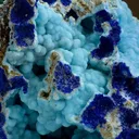Chalcoalumite With Azurite - image 3