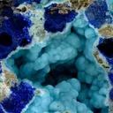 Chalcoalumite With Azurite - image 2