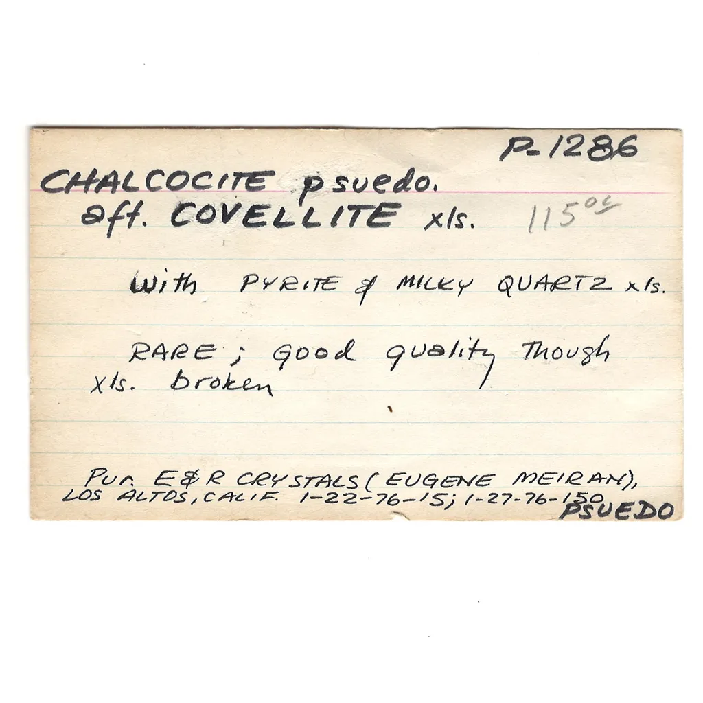 Chalcocite after Covellite - image 6