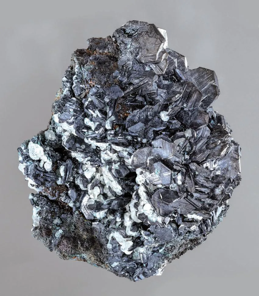 Chalcocite, Calcite image