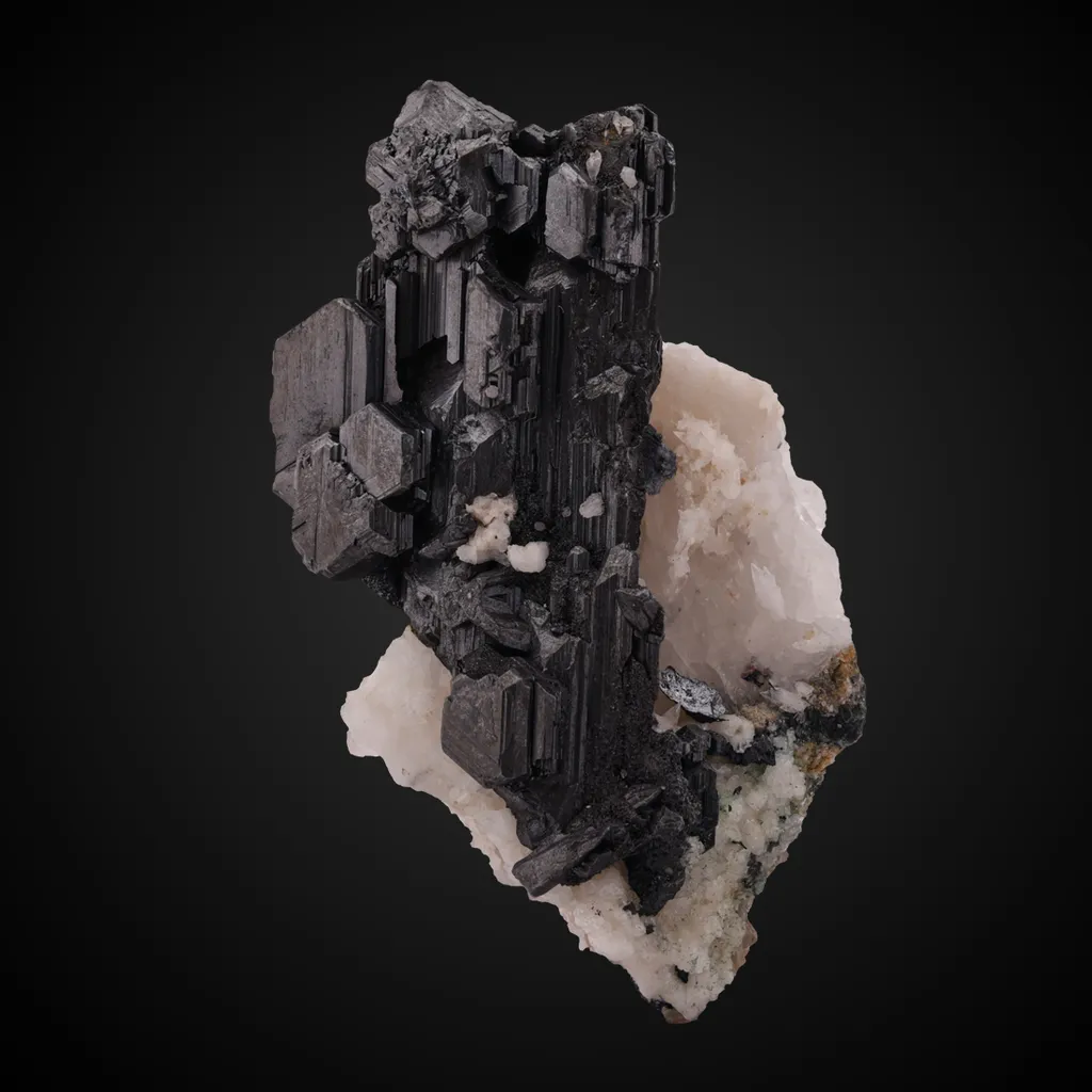 Chalcocite, Calcite image