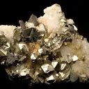 Chalcocite, Covellite, Pyrite, Quartz - image 1