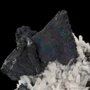 Chalcocite ps. Tennantite on Quartz - image 1