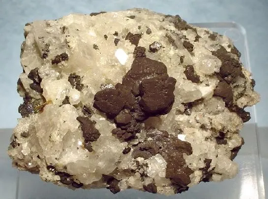 Chalcocite, Quartz image