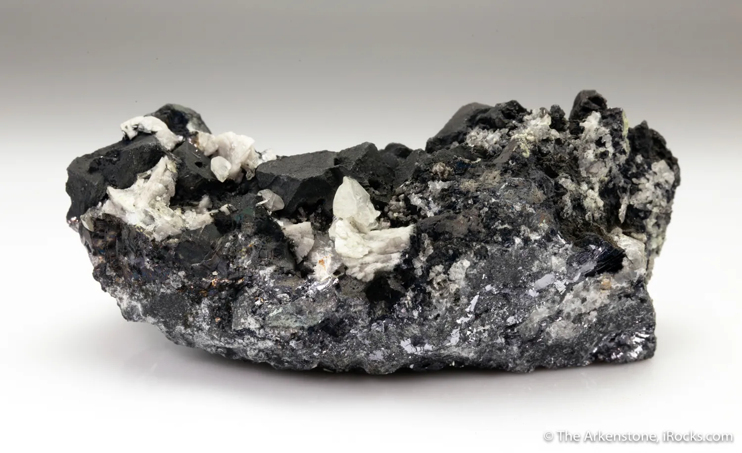 Chalcocite replacing Galena with Dolomite, Cerussite, Quartz - image 4