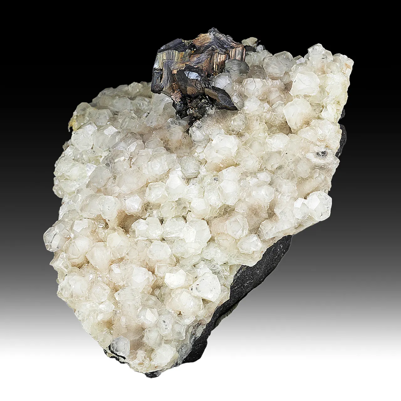 Chalcocite with Calcite - image 1