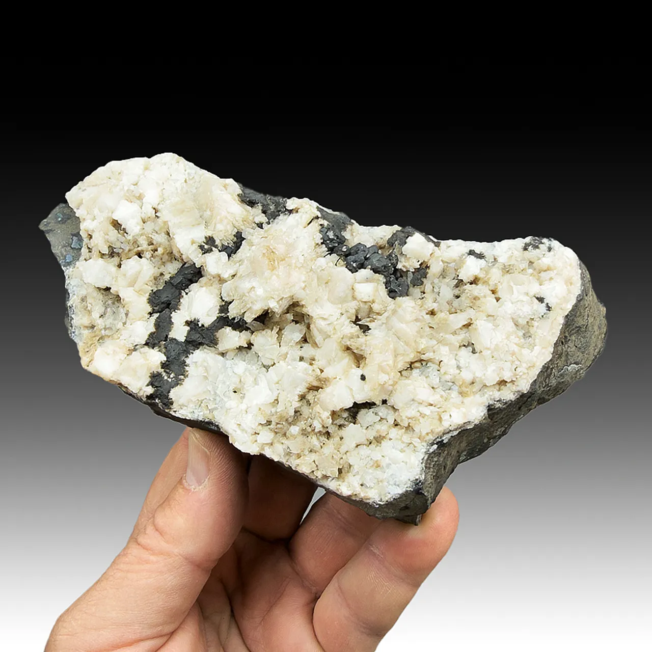 Chalcocite with Calcite - image 1