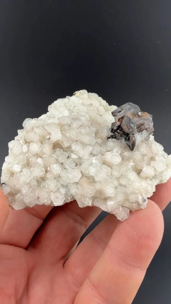 Chalcocite with Calcite - image 2