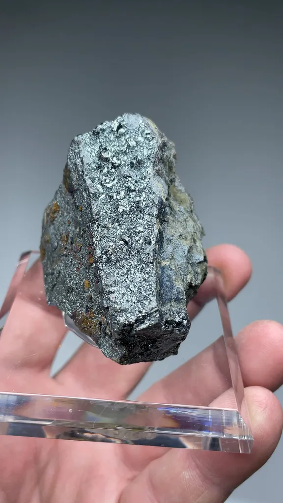 Chalcocite with Pyrite, Tennantite-Fe, Calcite - image 2