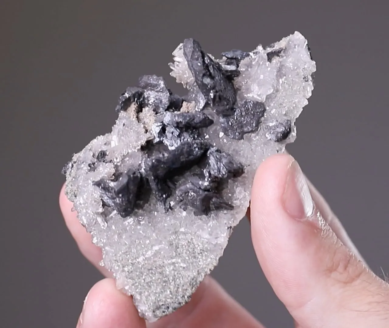 Chalcocite with Quartz - image 2