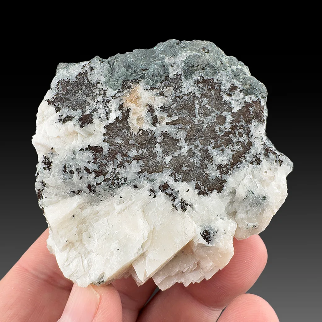 Chalcocite with Silver, Calcite - image 1