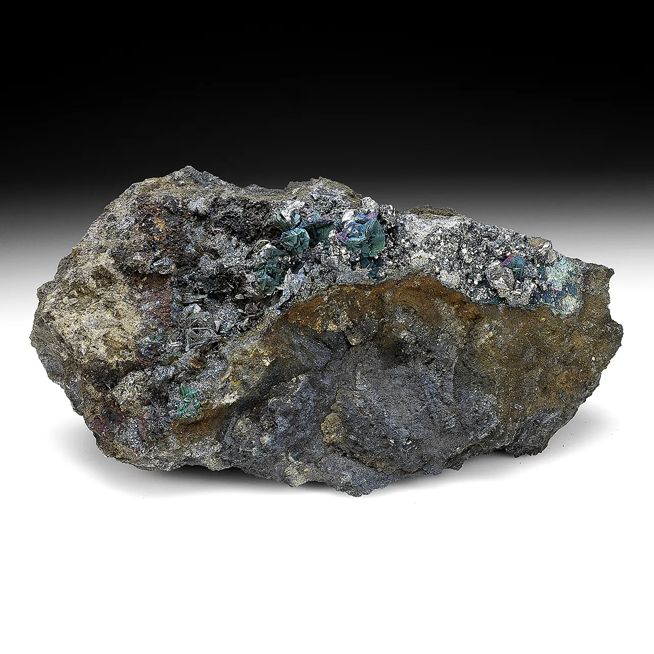 Chalcocite with Tennantite-Fe, Pyrite - image 1