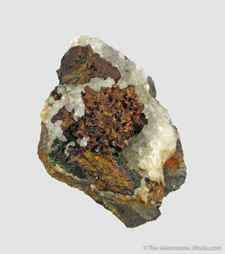 Chalcopyrite and Digenite on Quartz - image 5
