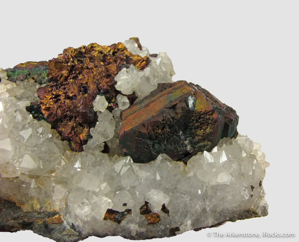 Chalcopyrite and Digenite on Quartz - image 4