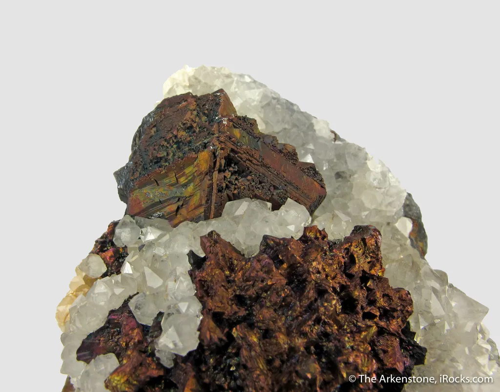 Chalcopyrite and Digenite on Quartz - image 3