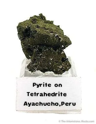Chalcopyrite and Pyrite on Tetrahedrite image