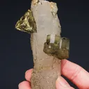 Chalcopyrite & Apatite on Quartz - image 2