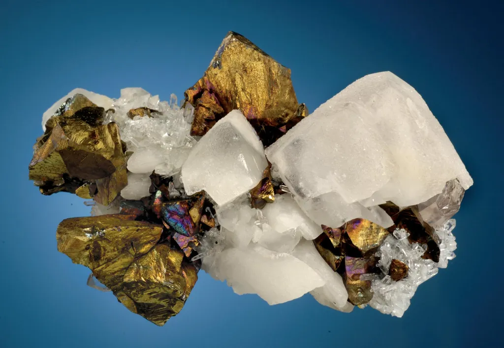 Chalcopyrite, Calcite image